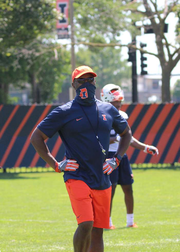 Illinois head coach Lovie Smith will have his team back on the practice fields on Aug. 31 as the football program wait for the Big Ten Conference to announce a potential winter or spring season.